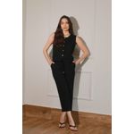 Calça Alfaiataria Ponteira - Preto