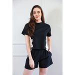 Short Alfaiataria - Preto