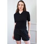 Short Alfaiataria - Preto