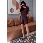 Bermuda Alfaiataria - Marrom