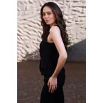 Conjunto Colete Alongado - Preto