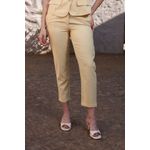 Conjunto Colete Alongado - Manteiga