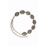 Cinto Metal Flor - Ouro Velho