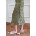 Vestido Tricot Cochê - Verde