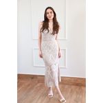 Vestido Tricot Ponto - Bege