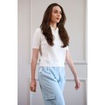 Blusa Tricot Polo - Branco