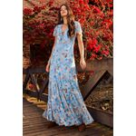 Vestido Tule Floral