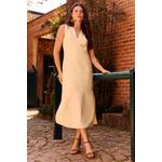 Vestido Botão - Manteiga
