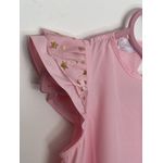 Camisola cor de rosa estrela