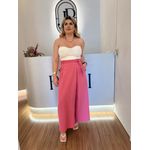 Calça Pantalona Clara Rosa