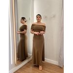 Vestido Milena Marrom