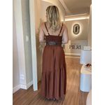Vestido Aura Marrom 