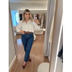 Camisa Cetim Vanina Branco 