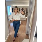 Camisa Cetim Vanina Branco 