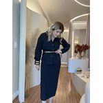 Saia Midi Beth Preto 