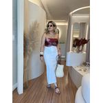 Saia Midi Beth Branco 