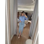Saia Jeans Midi Vivi 