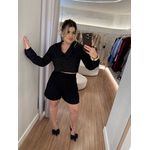 Camisa Giovana Preto