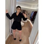 Camisa Giovana Preto