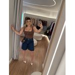 Jorts Jeans Melissa Escura 
