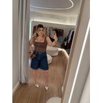 Jorts Jeans Melissa Escura 