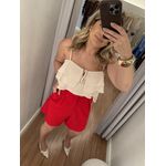 Shorts Julia Vermelho