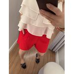 Shorts Julia Vermelho