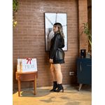 Camisa Couro Heloisa Preto