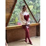 Blusa Tricot Mousse Coração