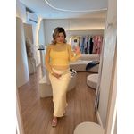 Blusa Tule Isadora Amarelo