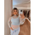 Blusa Tule Isadora Azul