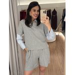 Conjunto Marlene Cinza