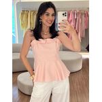 Blusa Peplum Juliana Rosa