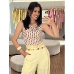 Blusa Tule Poá Bella