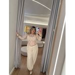 Blusa Renda Mariana Amarelo Manteiga