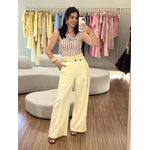 Calça Linho Meire Amarelo
