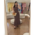 Vestido Magnolia Marrom