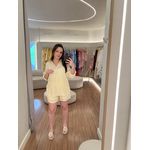 Conjunto Camelia Amarelo Manteiga