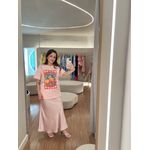 Saia Cetim Amélia Rosa