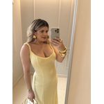 Vestido Alana Amarelo Manteiga 
