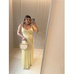 Vestido Alana Amarelo Manteiga 