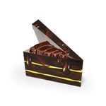 EMBALAGEM FATIA BOLO DELIVERY CHOCOLATE - 50 UNIDADES