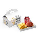 EMBALAGEM PARA KIT LANCHE INFANTIL PERSONALIZADA - 1000 UNIDADES