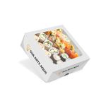 CAIXA BOX COM VISOR PARA SUSHI MÉDIA PERSONALIZADA - 3000 UNIDADES