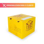 CAIXA LANCHE HAMBURGUER EXTRA GRANDE PERSONALIZADA - 50 UNIDADES