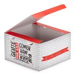 CAIXA LANCHE HAMBURGUER GRANDE RED GOURMET - 50 UNIDADES