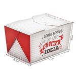 EMBALAGEM BOX ANTIVAZAMENTO 1500ML RED GOURMET - 50 UNIDADES