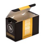 CAIXA PARA BATATA FRITA DELIVERY BLACK YELLOW - 50 UNIDADES
