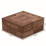 CAIXA PARA FRITURAS DELIVERY PEQUENA KRAFT GOURMET - 50 UNIDADES