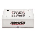 EMBALAGEM CAIXA PARA SALGADOS PEQUENA RED GOURMET - 10 UNIDADES